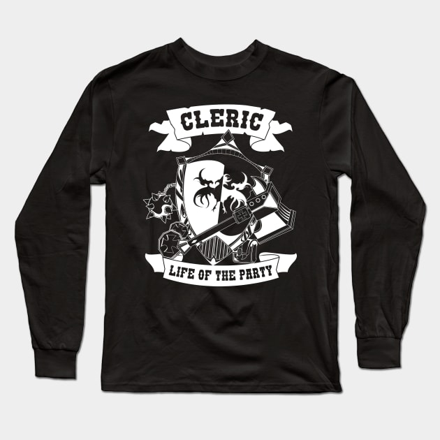 Cleric Life of the Party T Shirt for Men, Women, and Kids Long Sleeve T-Shirt by HopeandHobby